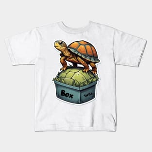 Box Turtle Kids T-Shirt